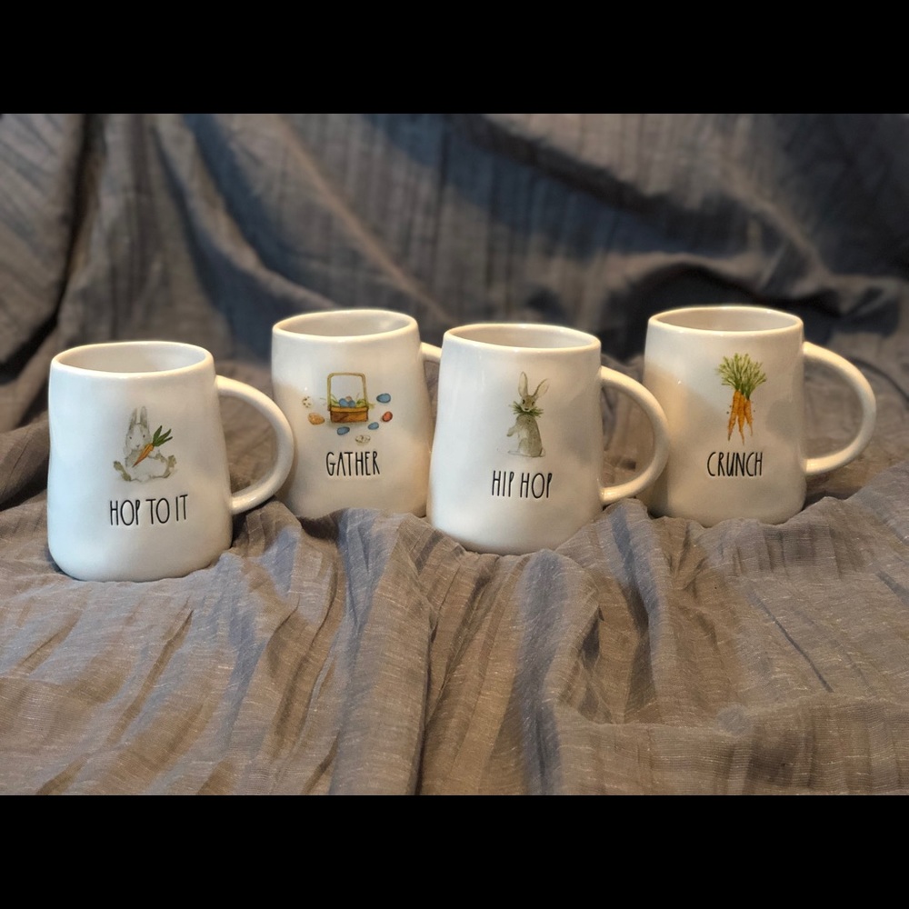 Rae Dunn Easter mugs